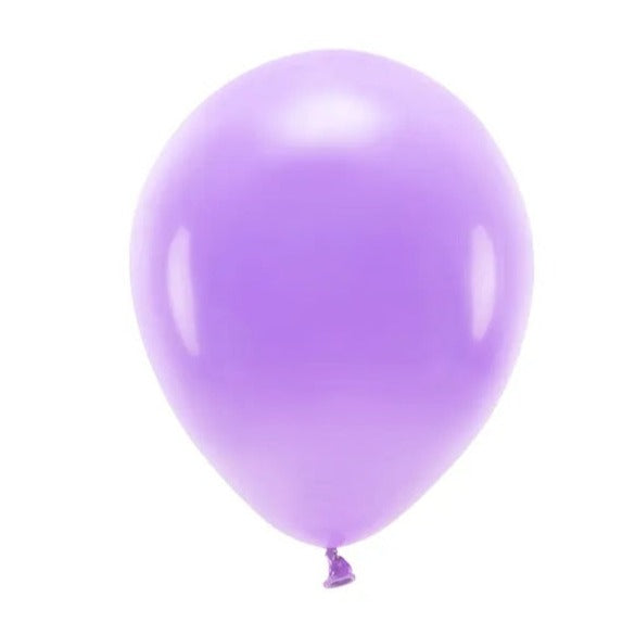 10" pastel lilla balloner, 10 stk.
