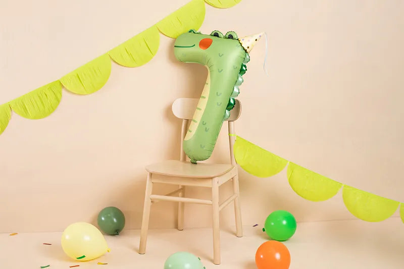 Folieballon tal 7 - Krokodille