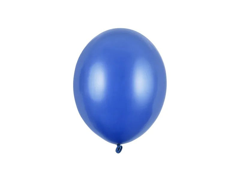 Ballon 9" Blå Metallic