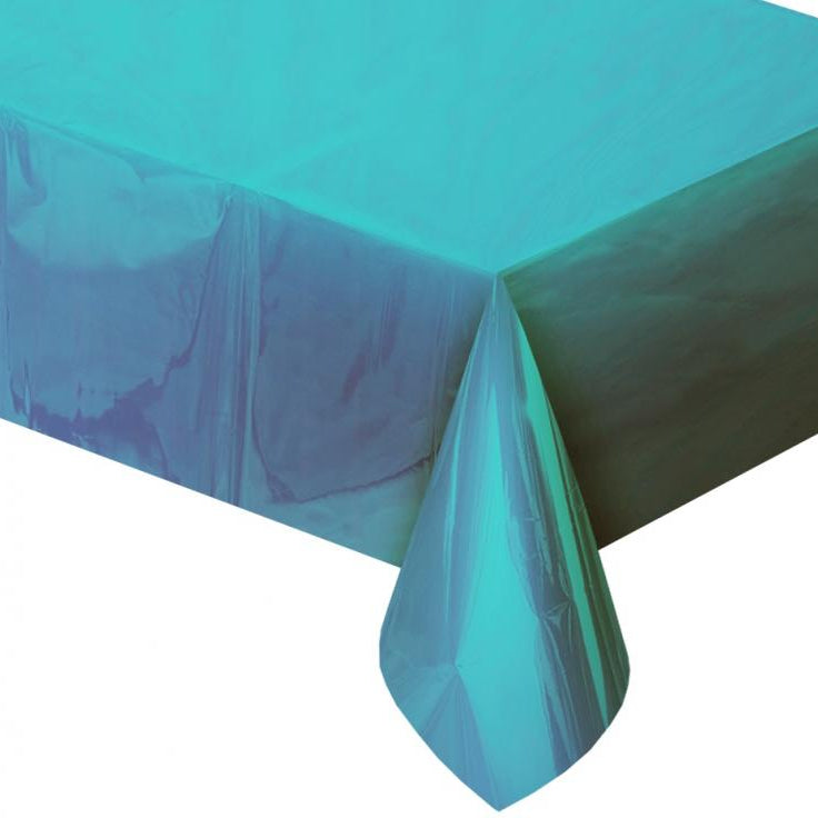 Lys blå foliedug, 137x183 cm.