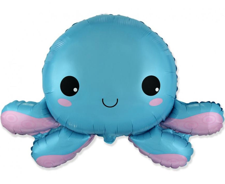 Blæksprutte folieballon, 24"