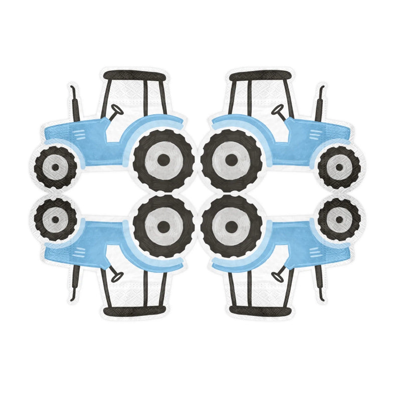 Traktor servietter, 12 stk.