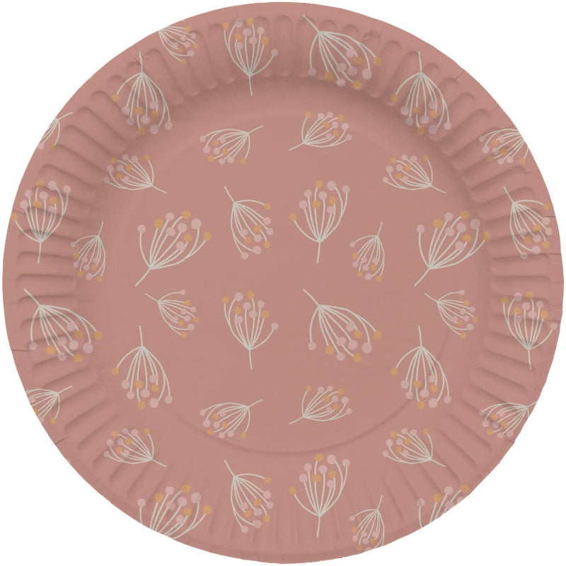 "Blooming baby girl" tallerkener, 8 stk.