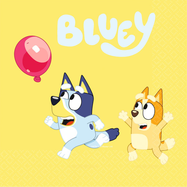 Bluey servietter, 16 stk.
