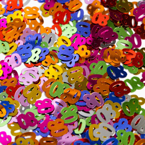 80 års konfetti, 14 g.