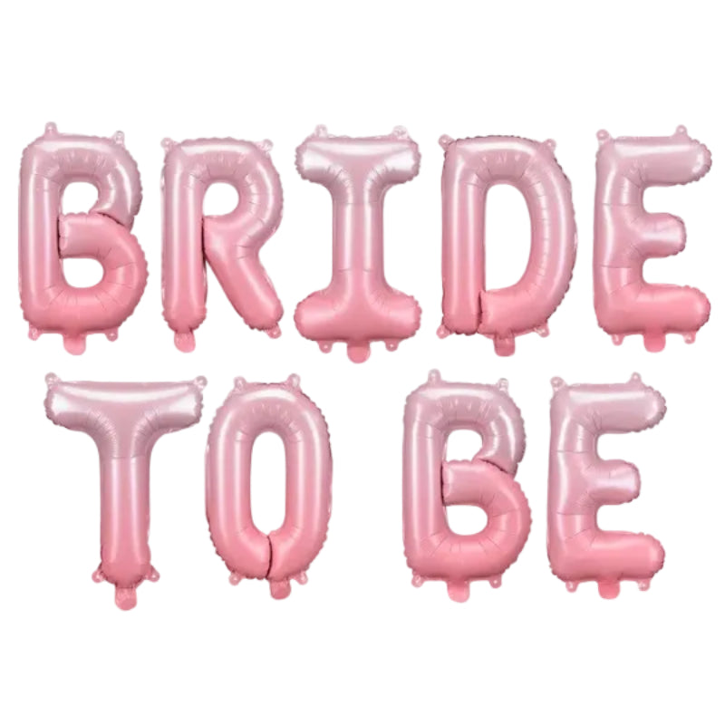 "Bride to be" folie ballonsæt, 350x45 cm.