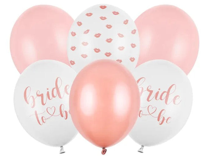 Bride to be ballonmix, 6 stk.