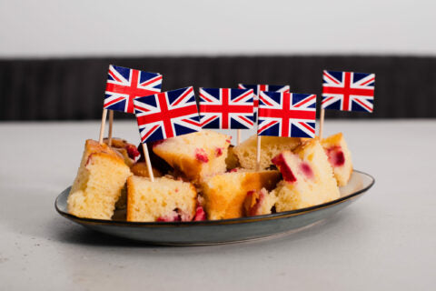Engelske buffet flag 50 stk.