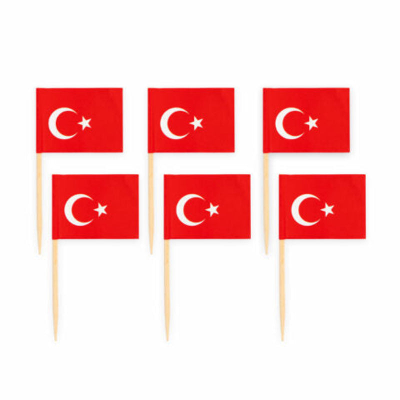 Tyrkiske buffetflag, 50 stk.