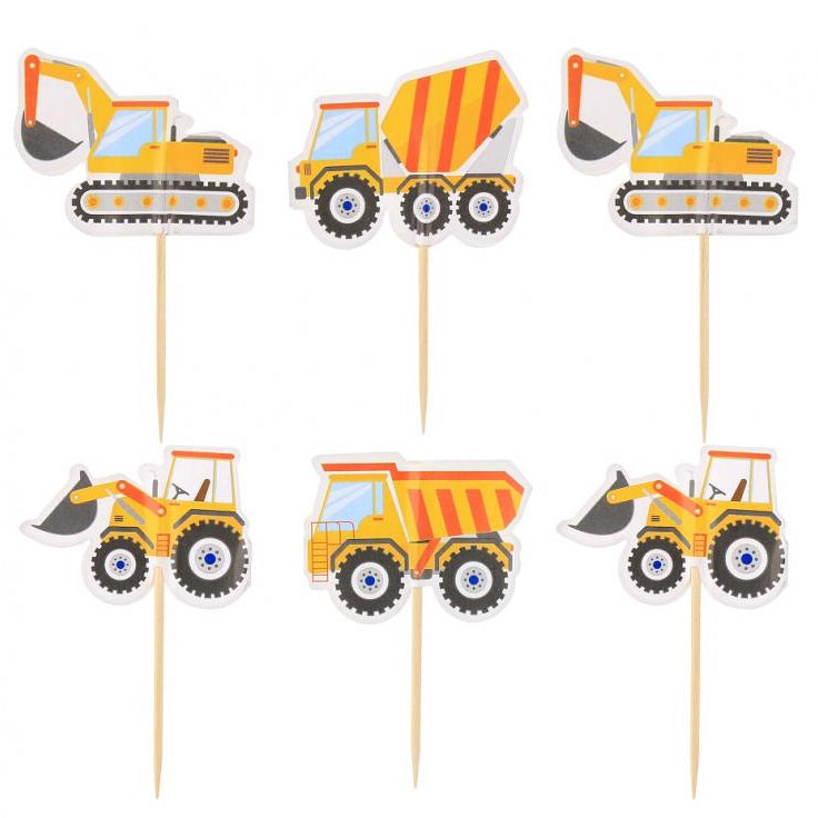 Byggeplads sticks, 6 stk.