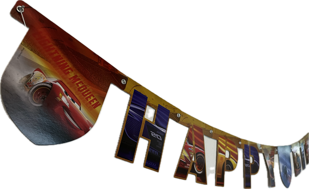 McQueen Cars bogstav guirlande