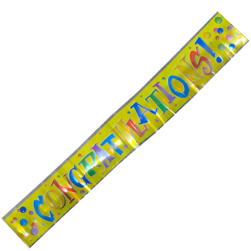 Congratulations banner