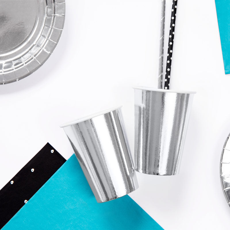 Pap Kopper Sølv 6 stk.