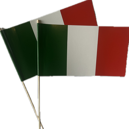 Italienske hurra flag - 10 stk.