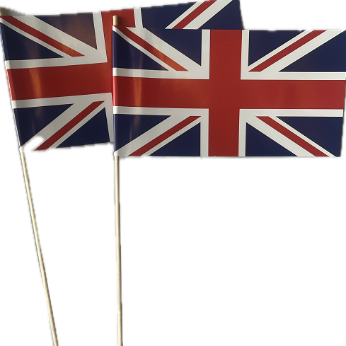 Storbritannien hurra flag - 10 stk.