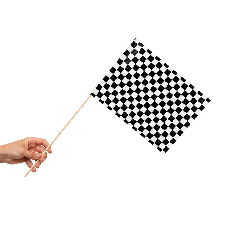 Race flag 20x30 cm, 10 stk.