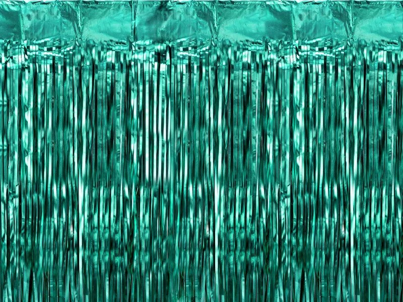 Flaskegrøn dørgardin, 100x200 cm.