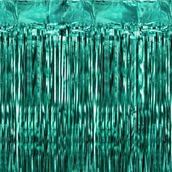 Flaskegrøn dørgardin, 100x200 cm.