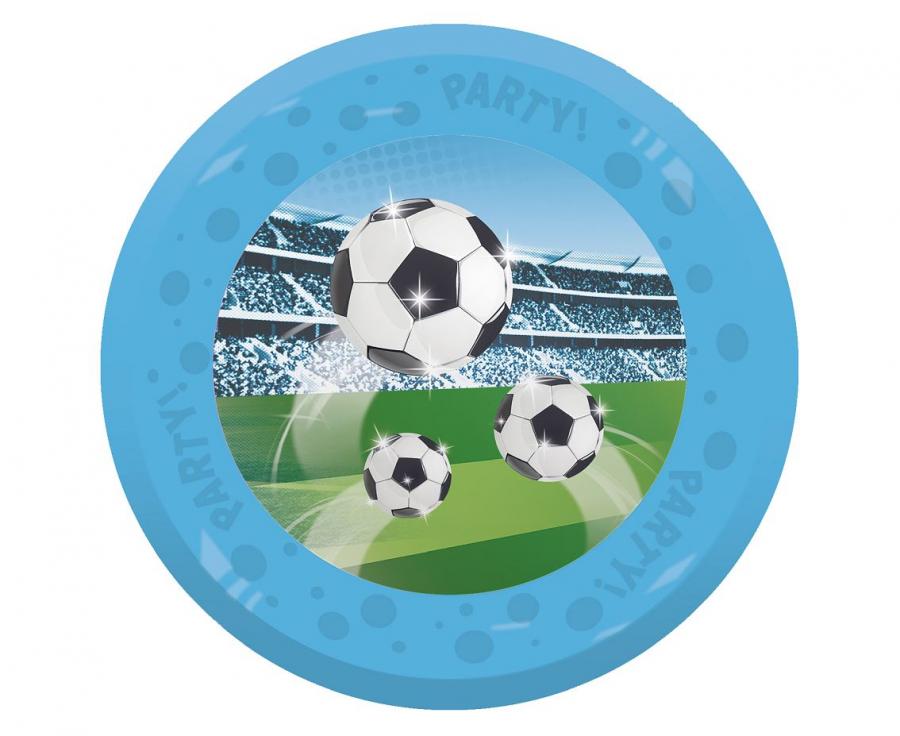 Genbrugelig fodbold tallerken, 1 stk.