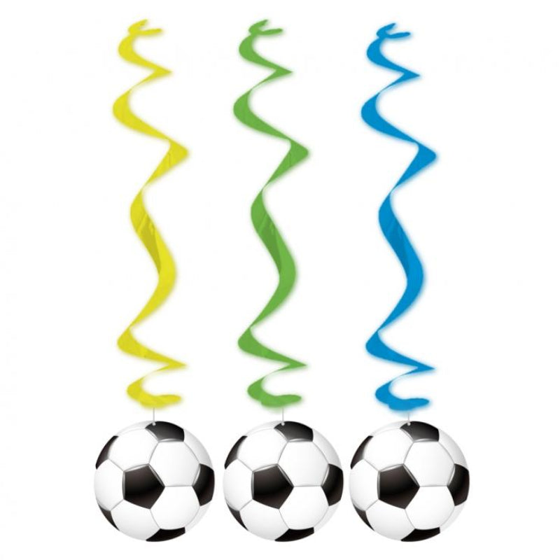 Fodbold spiraler, 3 stk.