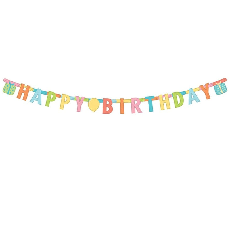 Happy birthday guirlande, 1 stk.