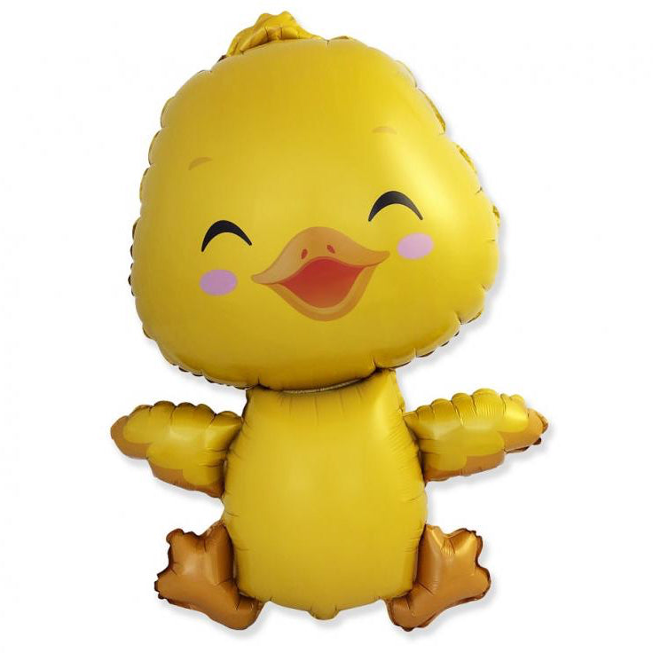 Gul and folieballon, 24"