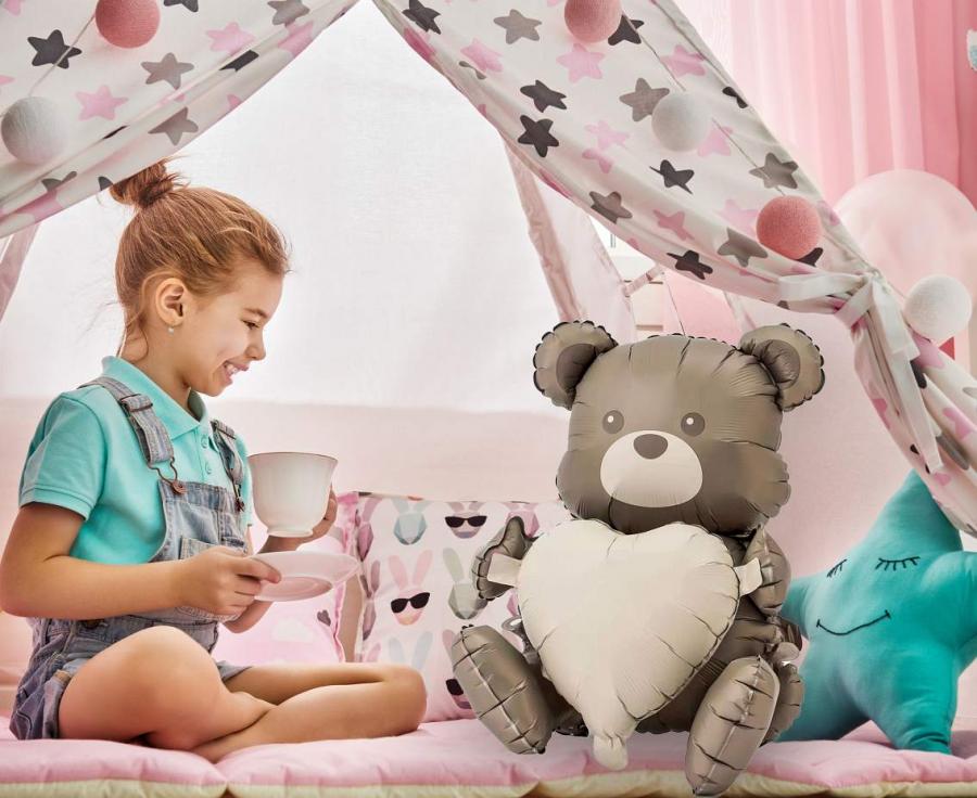 Folie Ballon bamse, 55x41x33 cm