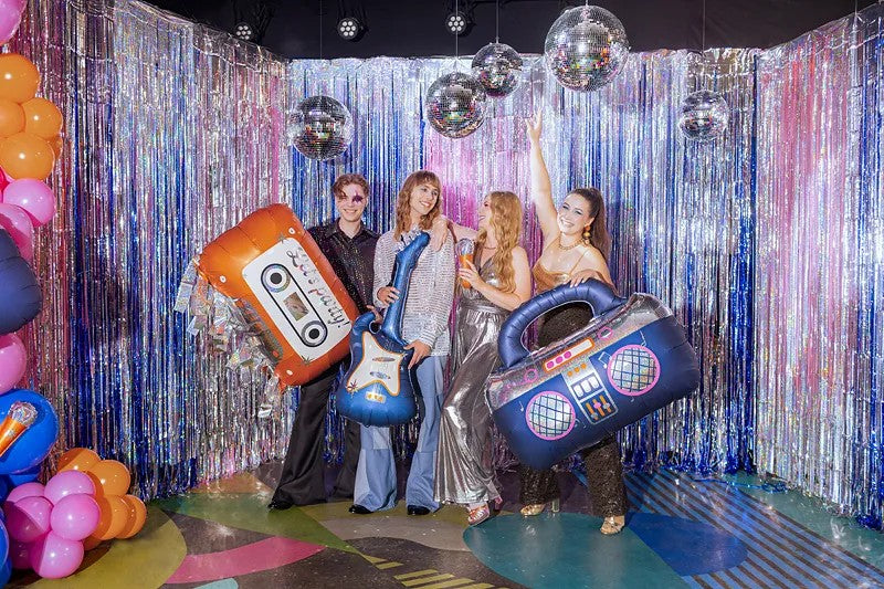 Boombox folieballon, 98x70,5 cm.