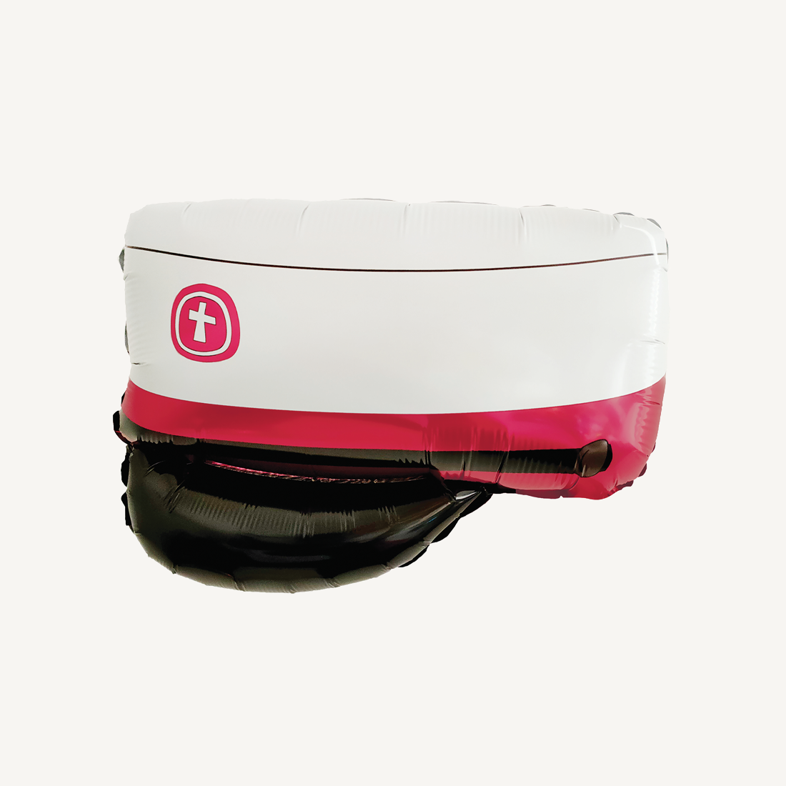 Rød studenterhue folieballon, 1 stk.