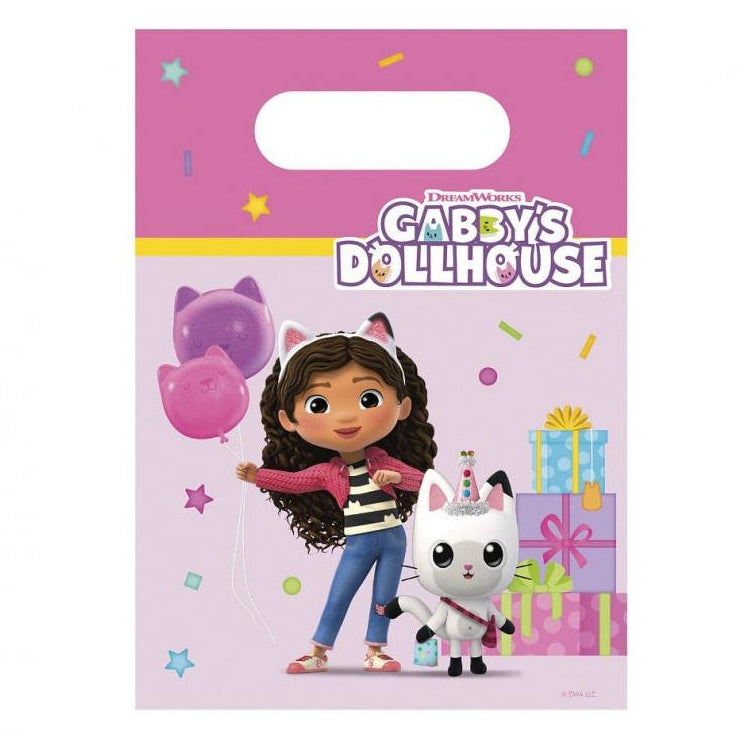 Gabby's dukkehus, papir slikpose, 4 stk.