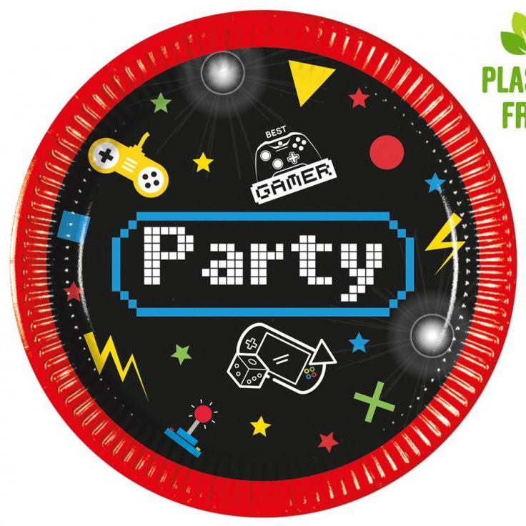 Gamer tallerken, 20 cm, 8 stk.