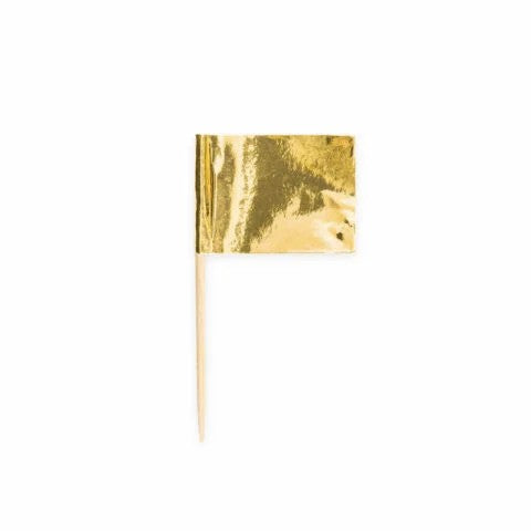 Guld buffet flag 50 stk.
