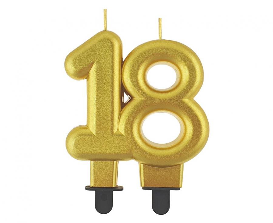 Guld kagelys - 18 år.