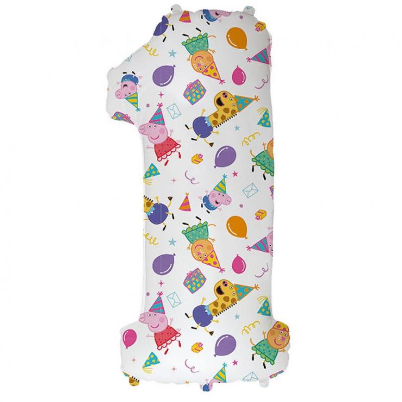 Gurli Gris 1-tal folieballon, 102 cm.