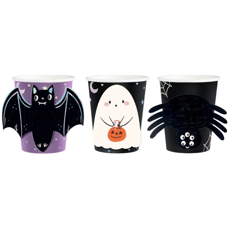 Halloween papkopper, 6 stk.