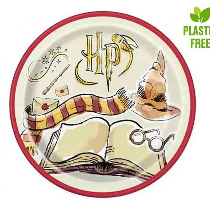 Harry Potter tallerkener, 23 cm, 8 stk.