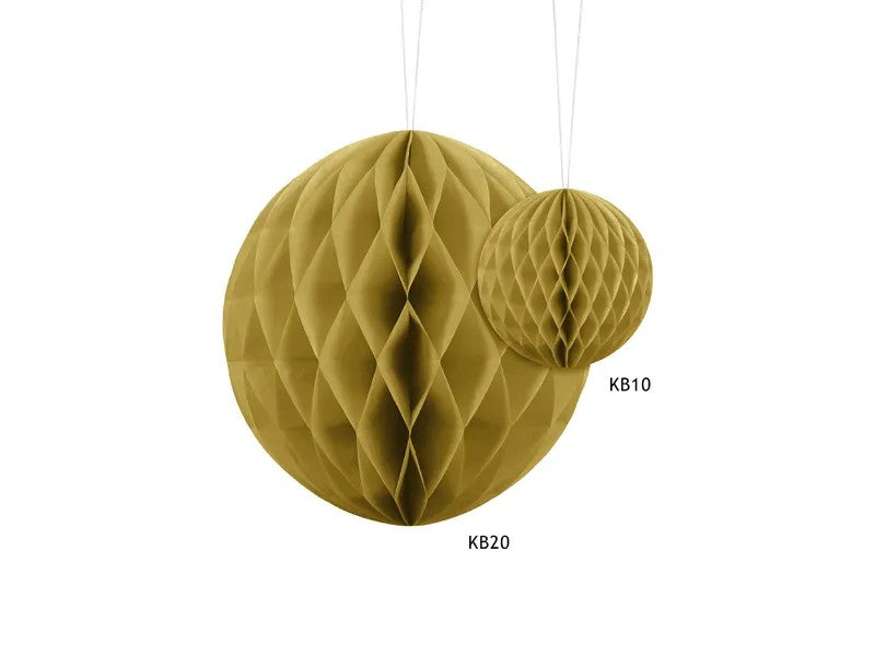 Guld honeycomb, 20 cm.