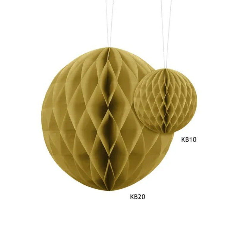 Guld honeycomb, 20 cm.