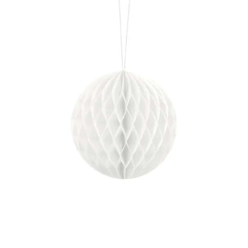 Hvid honeycomb, 10 cm.