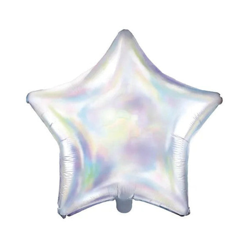 Iriserende stjerne folieballon, 18"
