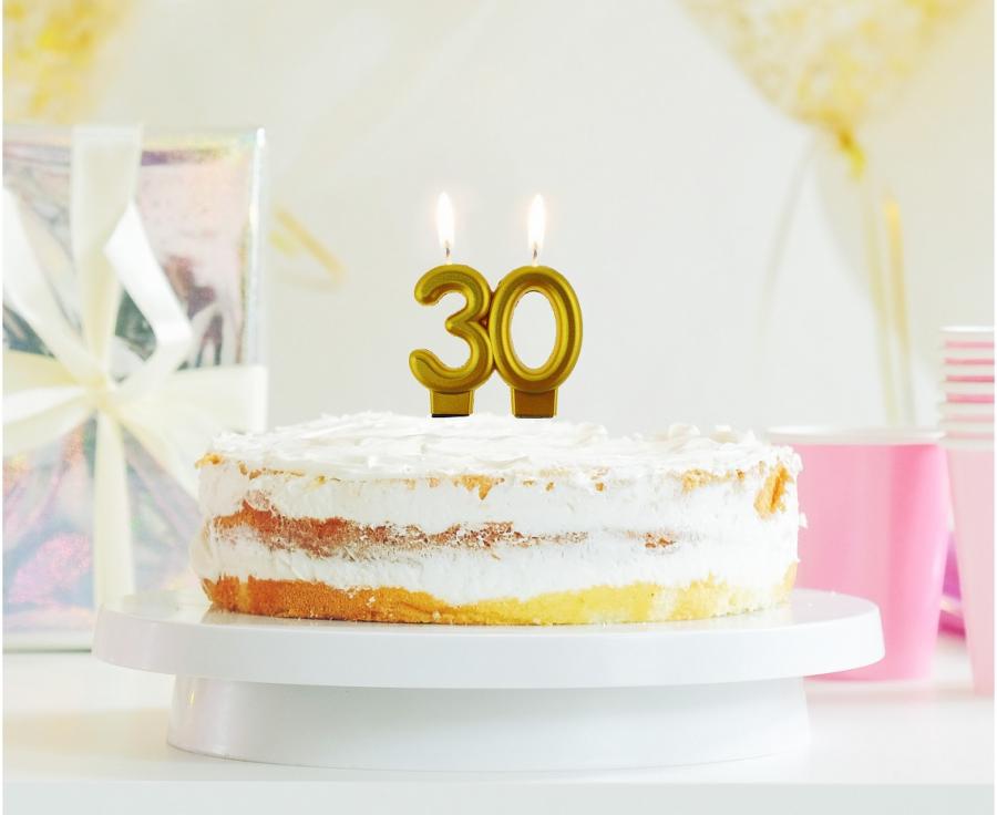 Guld kagelys - 30 år.