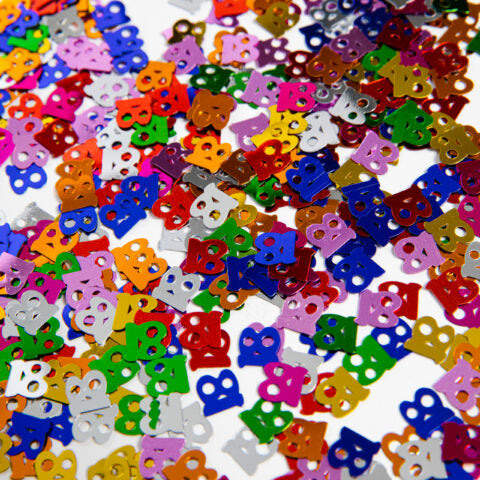 18 års konfetti, 14 g.