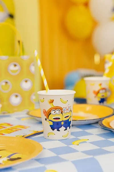 Minions papkopper, 6 stk.