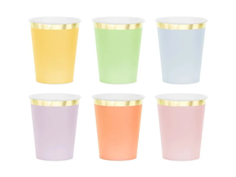Farvemix koppper, 6 stk.