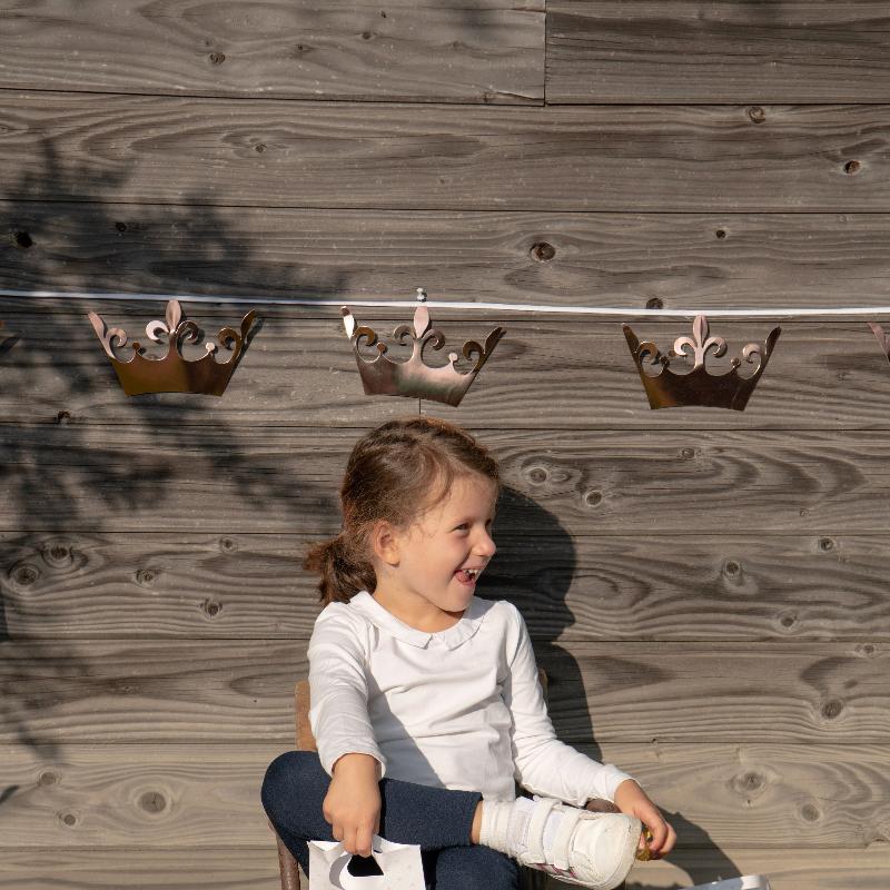 Prinsessekrone guirlande, 600 cm