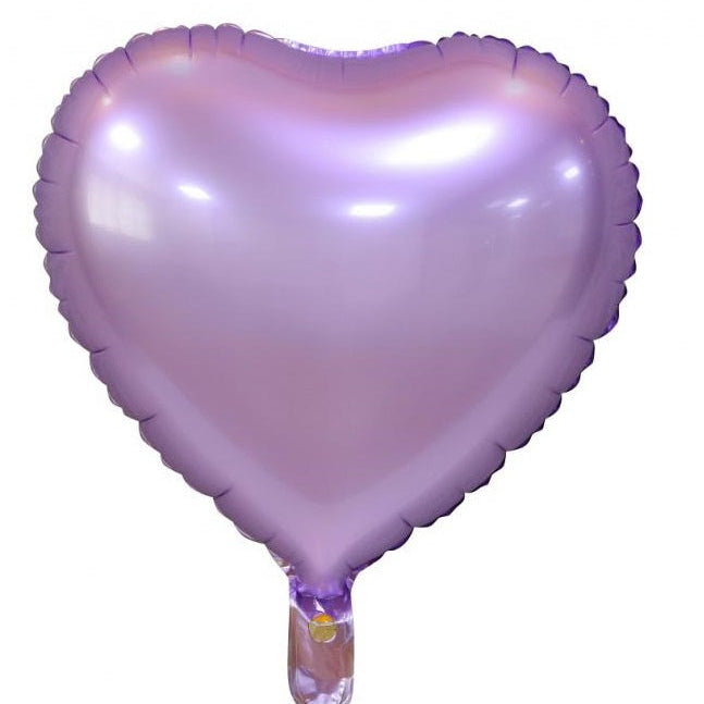 Lavendel hjerte folieballon, 18"