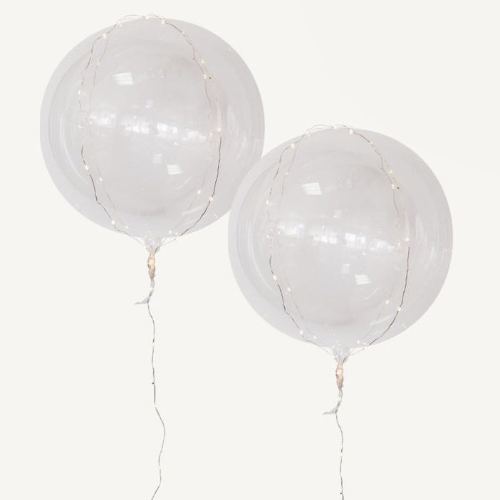 LED balloner, 2 stk.