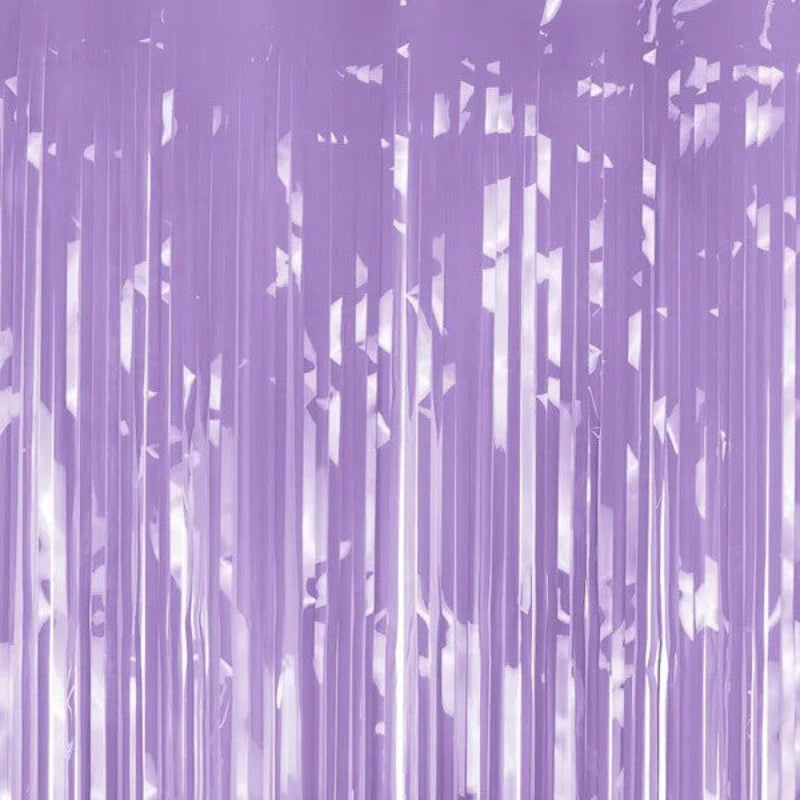 Lilla foliegardin, 100x200 cm.