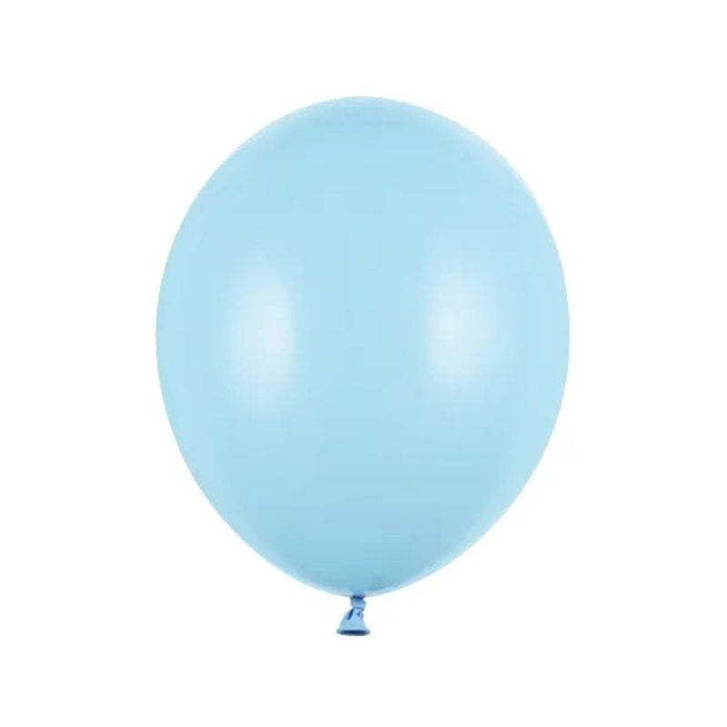 10" lys blå latexballon, 10 stk.