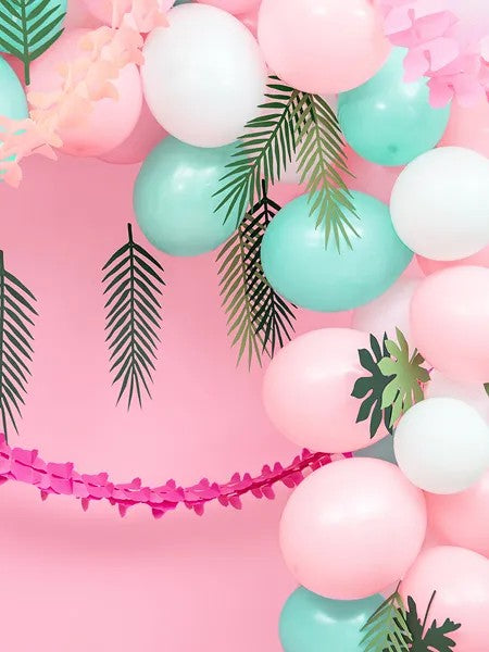 12" pastel lyserød latexballon, 10 stk.